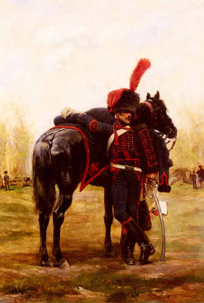 Edouard Detaille Artillerie a cheval de la Garde Imperiale
